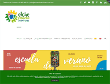 Tablet Screenshot of elchepalmeralaventuras.com